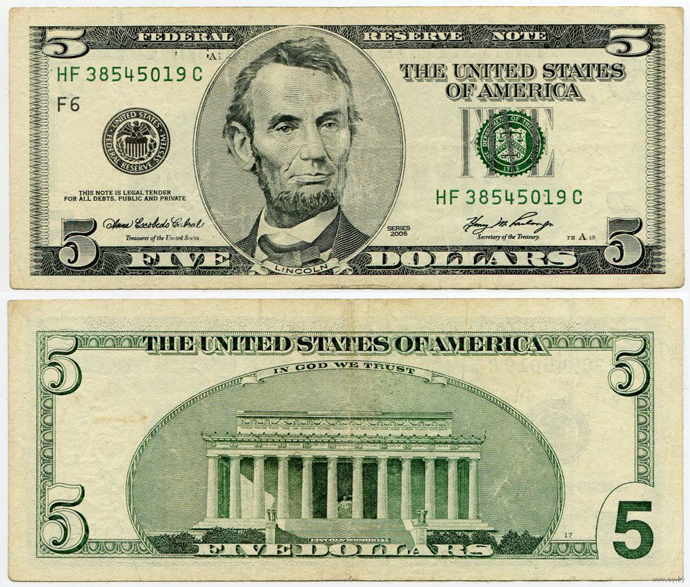 Рисунки доллар сша 5 Рисунки доллар сша 5