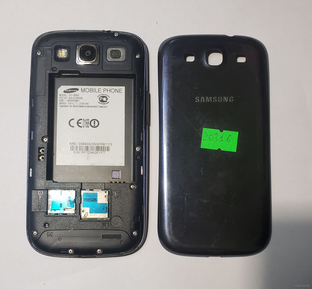 Телефон Samsung S3 I9300. Можно по частям. 20316. Купить в Гродно —  Мобильные телефоны Ay.by. Лот 5036151590