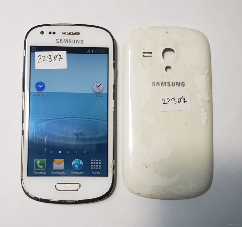 Телефон Samsung S3 Mini (I8190). 22307. Купить в Гродно — Мобильные телефоны  Ay.by. Лот 5037264611