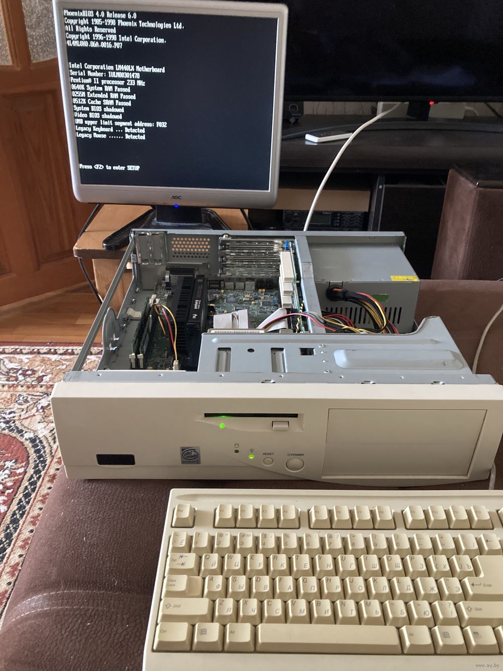 Системный блок на Pentium II-233 и встроенным видео Laguna 3D.(читаем в.  Купить в Минске — Ретро-компьютеры Ay.by. Лот 5037212640